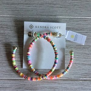 Kendra Scott Reece Hoop Earrings - Bright Mix